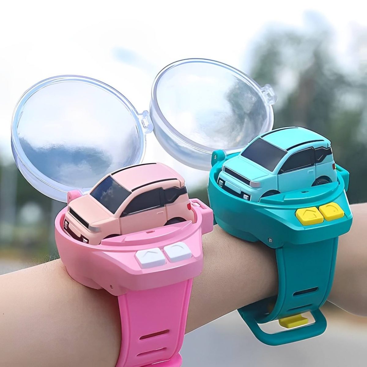 Mini EV Watch Control RC Car – Portable Wrist Racing Fun for Kids - Image 1