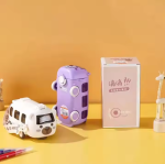 Bus Shaped Kids Water Bottle – 500ml Cartoon Toy Design - Image 5