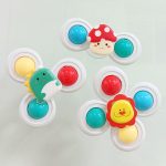 3 Pcs Baby Spinner Toy with Suction Cup | Perfect Newborn Gift - Image 2