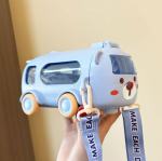 Bus Shaped Kids Water Bottle – 500ml Cartoon Toy Design - Image 4