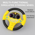 Steering Wheel Toy for Kids – Realistic Driving Experience - Image 2